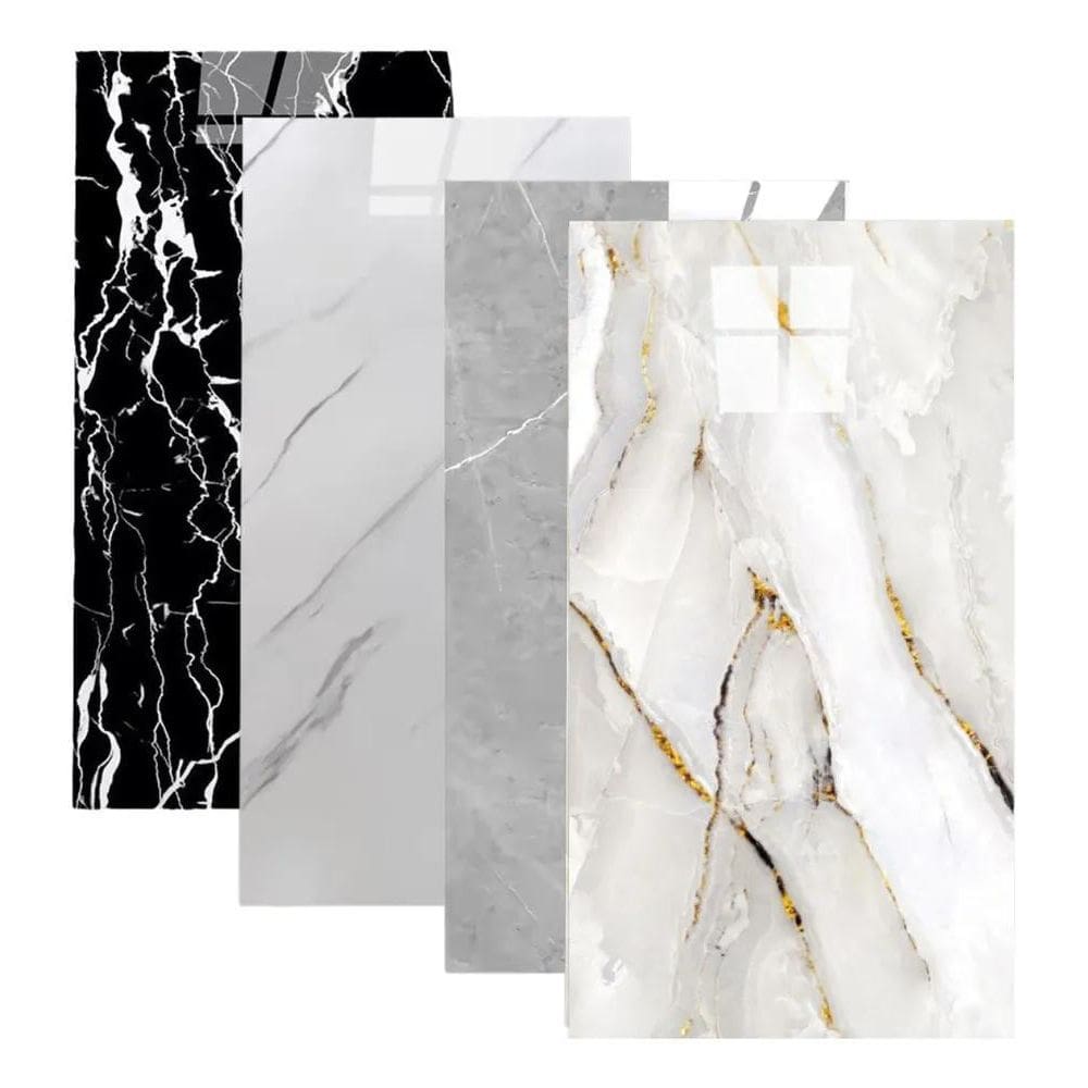Kit 10 Placas Adesivo Mármore Porcelanato Autoc Mármore Prim