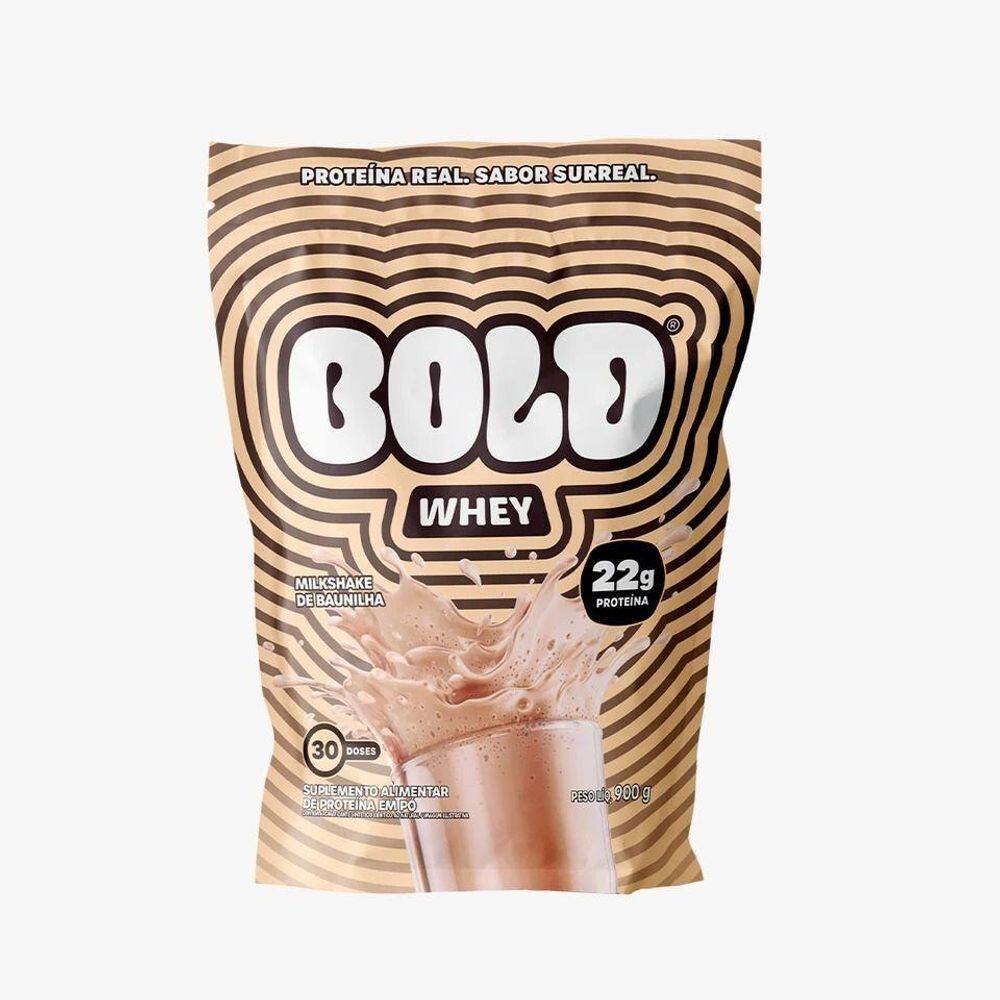 Bold Whey Refil  900G  - Sabor: Milkshake De Baunilha
