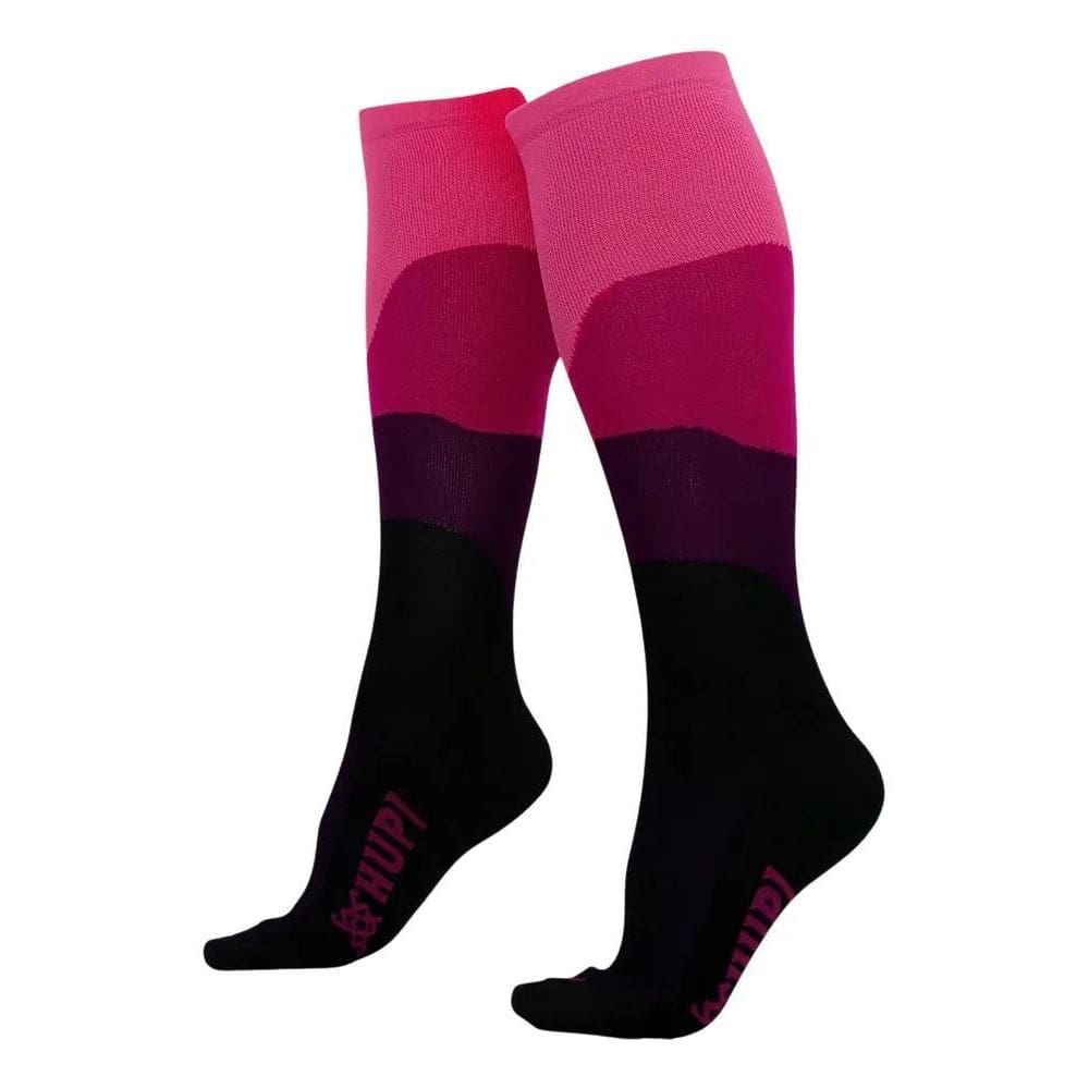 Meia Ciclismo Hupi Corrida Cano Long Colors Roxo Único 36-42
