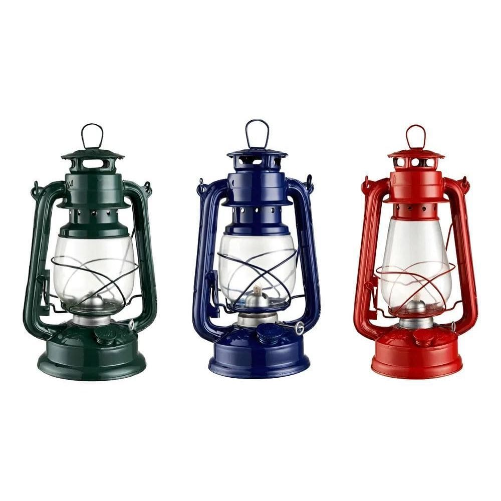 Lampião A Querosene Grande Retro Vintage Antigo Pesca Verde