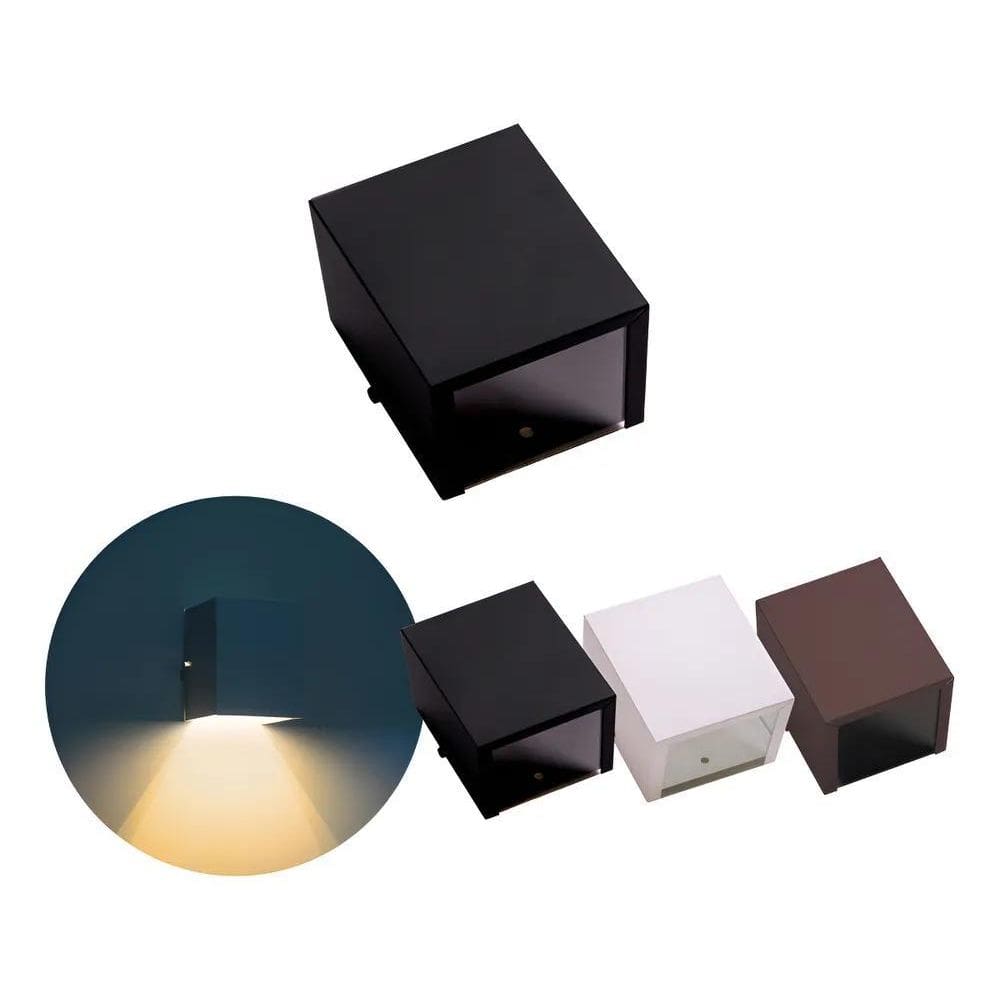 Arandela Efeito 1 Facho 1 Foco Parede Muro Externa 1211 Full