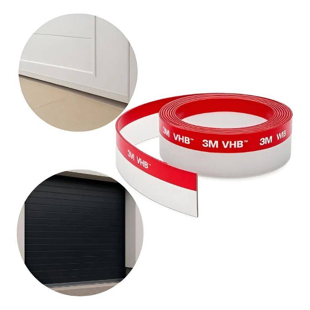 Fita Veda Fresta Porta 5 Mt X 3Cm Altura Transparente Pivota