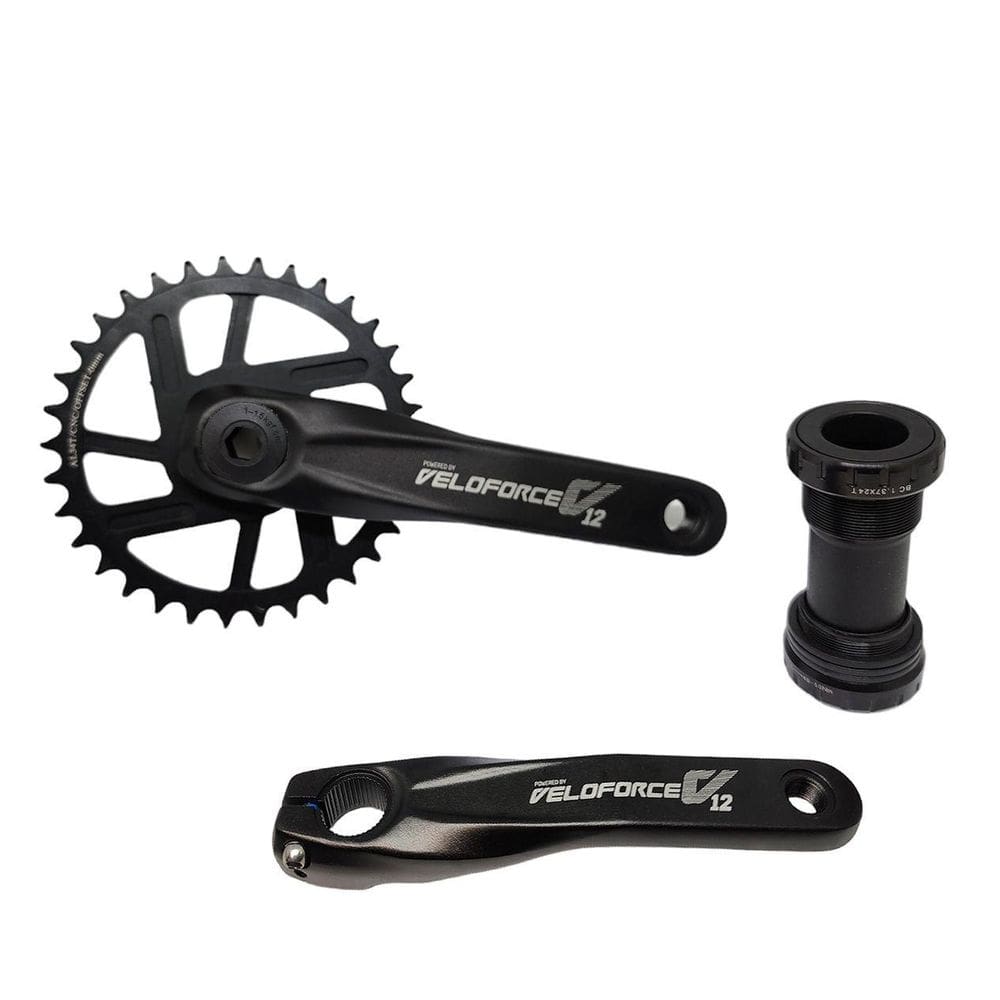 Pedivela Integrado Coroa 36T Direct Offset 0 Aluminio 12V