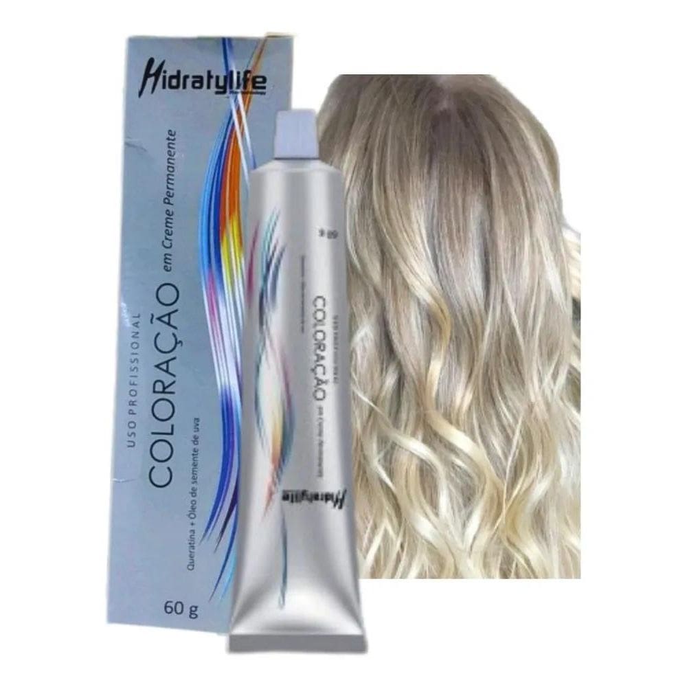 2X Tinta Cabelo Loiro Pérola Claríssimo 10.89 Hidratylife