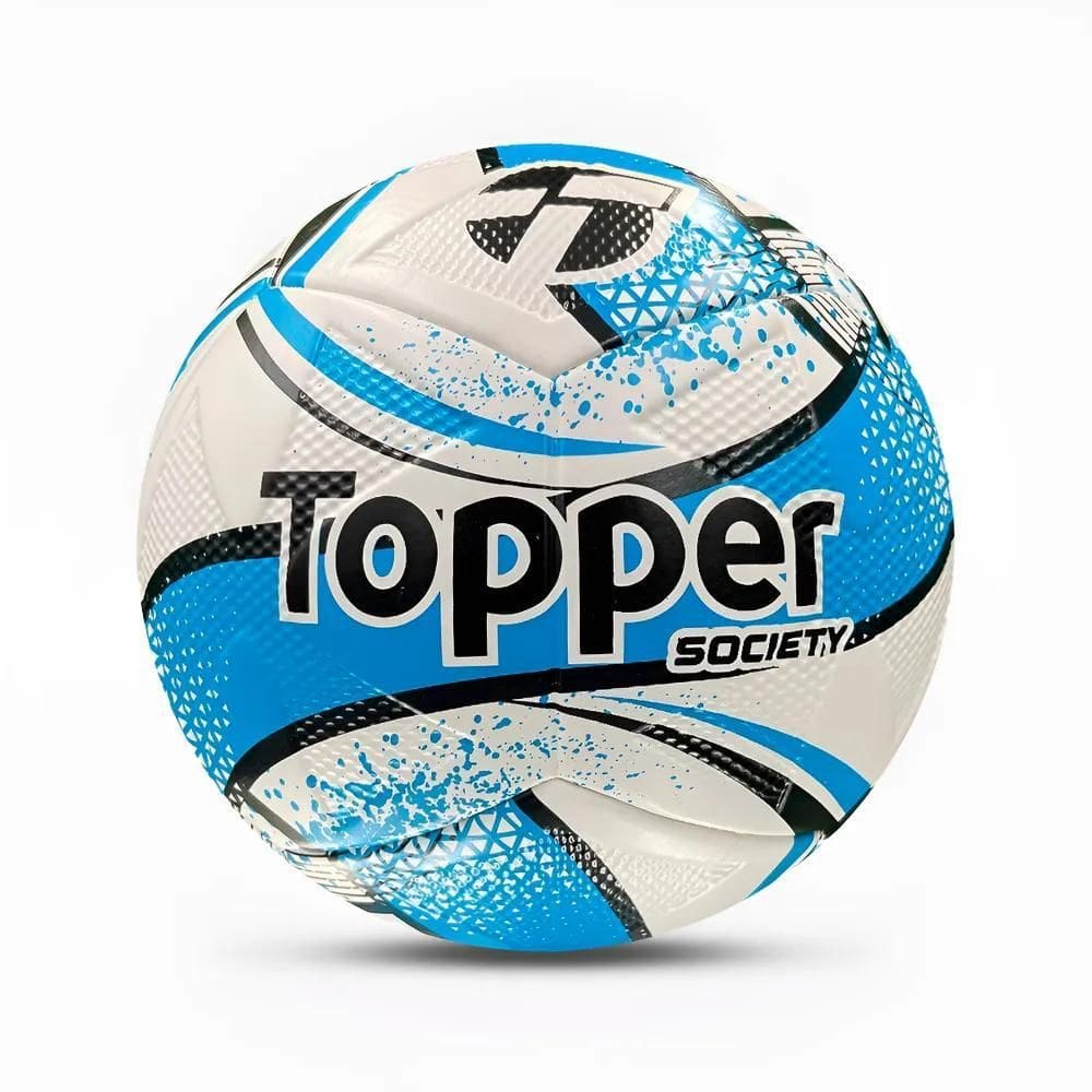 Bola Futebol Slick Society Usee Brasil Topper Cor Azul