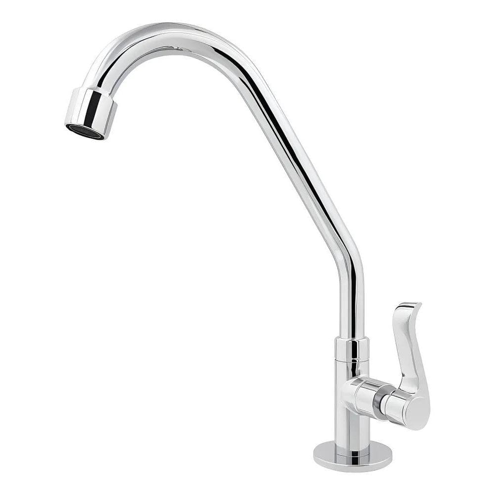 Torneira Inox Bancada Metal Bica Móvel Pia Cozinha 5/8 6046C