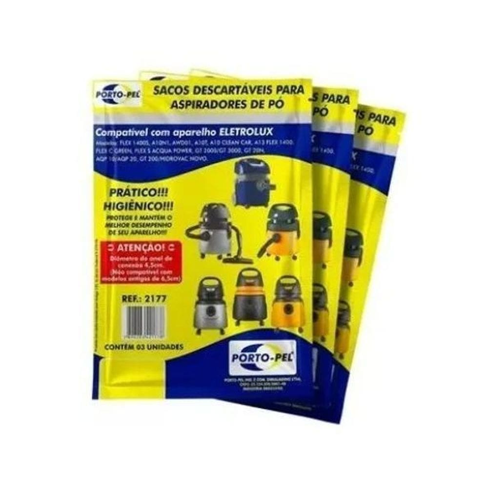 Kit 9 Sacos Aspirador Eletrolux Hidrolux Awd01 Aqp10 Aqp20