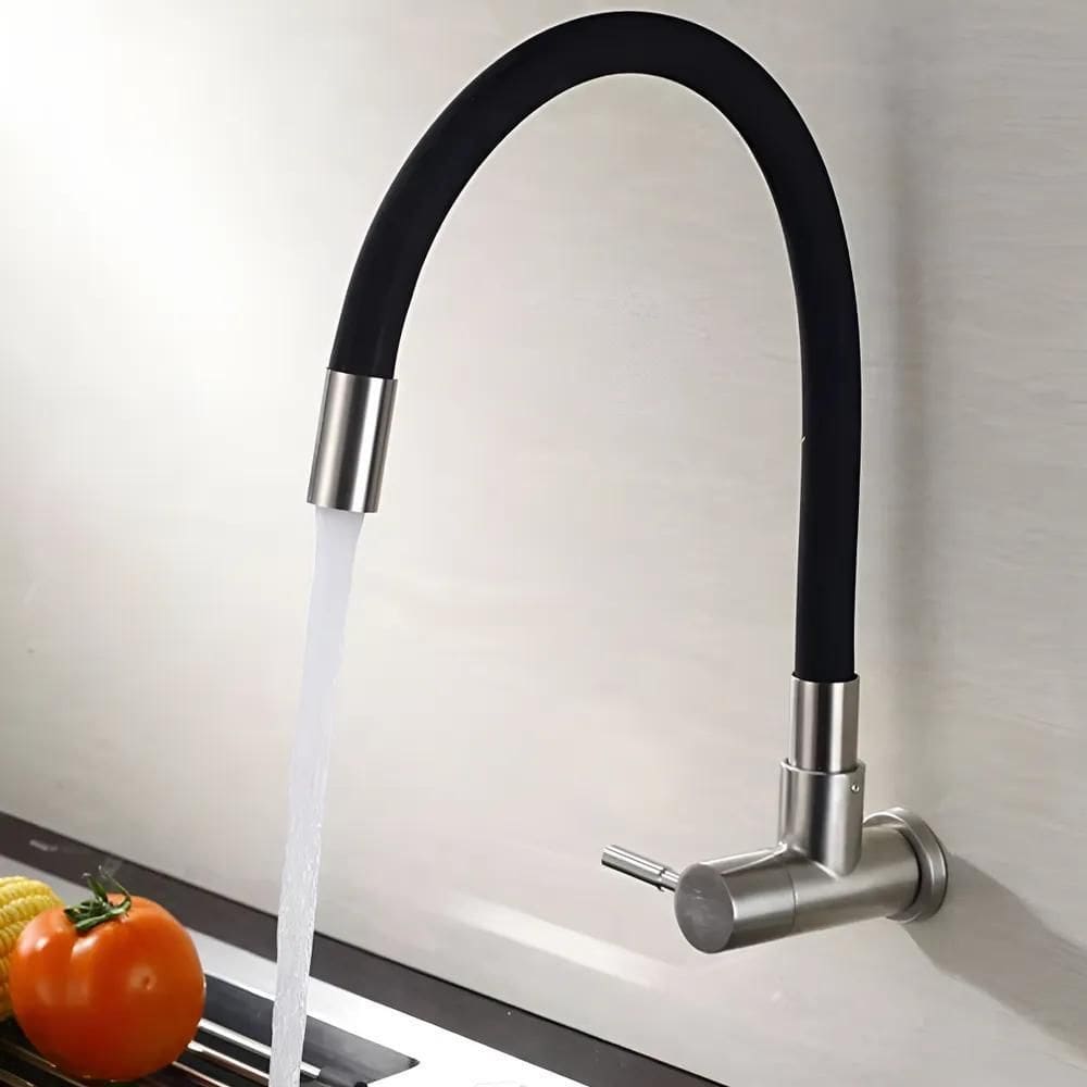 Torneira Gourmet Luxo Flexível Cozinha Parede Pia Jato Turbo