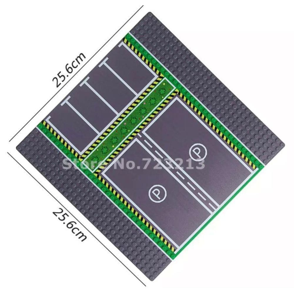 Blocos De Montar Placa Base 25X25 Cm Parking Lot