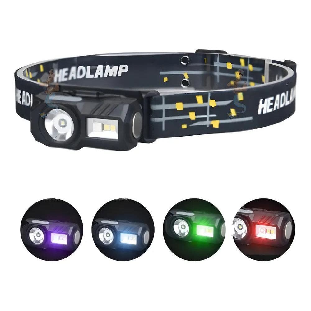 Jyx Lanterna Cabeça Led Rgb Cree Recarregável Corrida Trilha