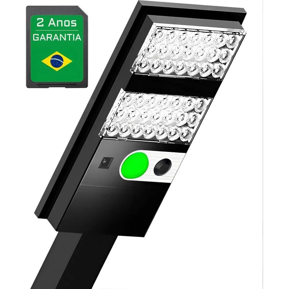 Luminaria Solar Refletor Poste S400 2 Anos Oversun Estrutura