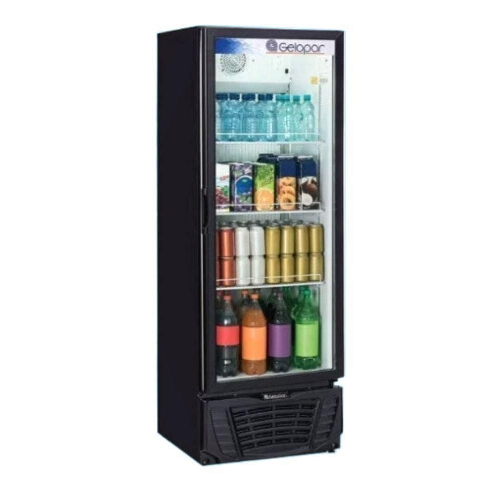 Refrigerador Vertical 410 Litros Porta De Vidro Gptu-40 220v Gelopar