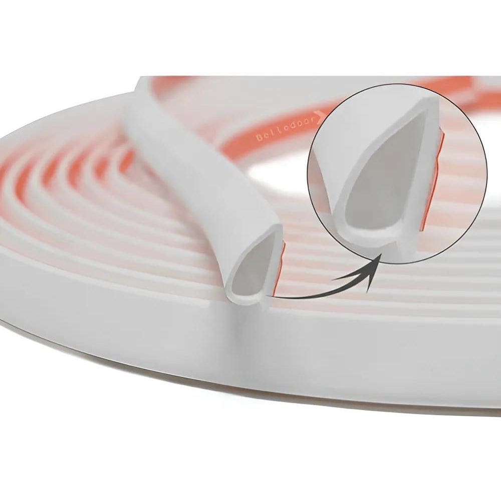 Veda Batente Universal Auto Adesivo Para Porta 5,5 Metros Ti