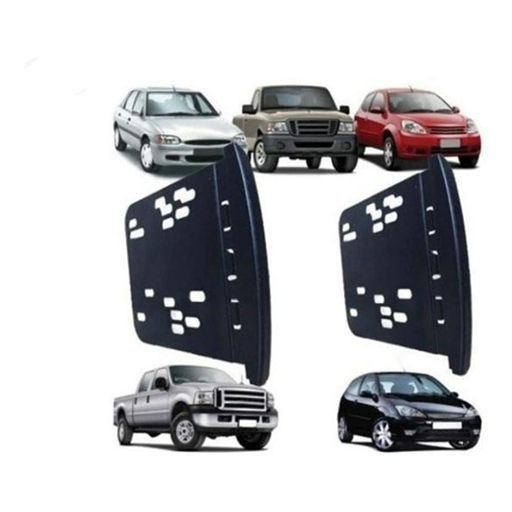 Moldura Painel Acabamento 2 Din Ford Ka Focus Ranger F250