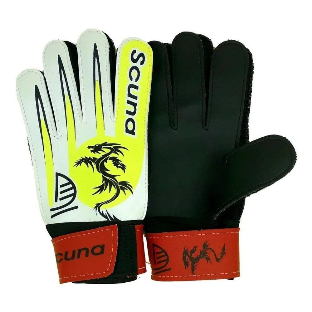 2X Luva Goleiro Campo Treino Am Fluorescente