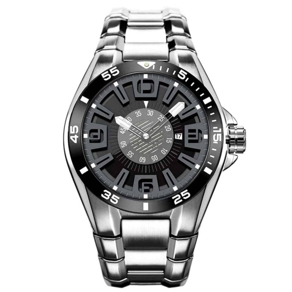 Relógio Masculino Esportivo Luminoso Impermeável de Aço Inoxidável