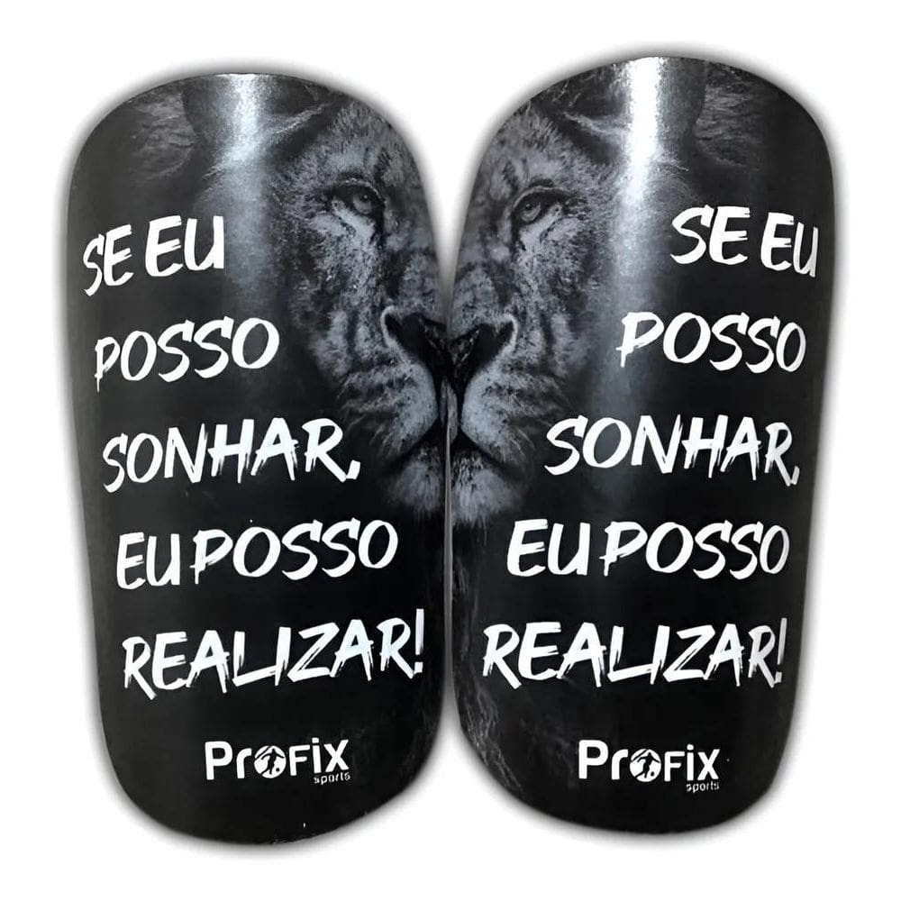 Caneleira De Futebol Preto M