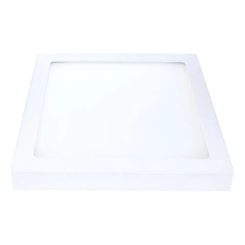 Kit 5 Painel Led 24W Sobrepor Quadrado 6500K Avant Cor Branc