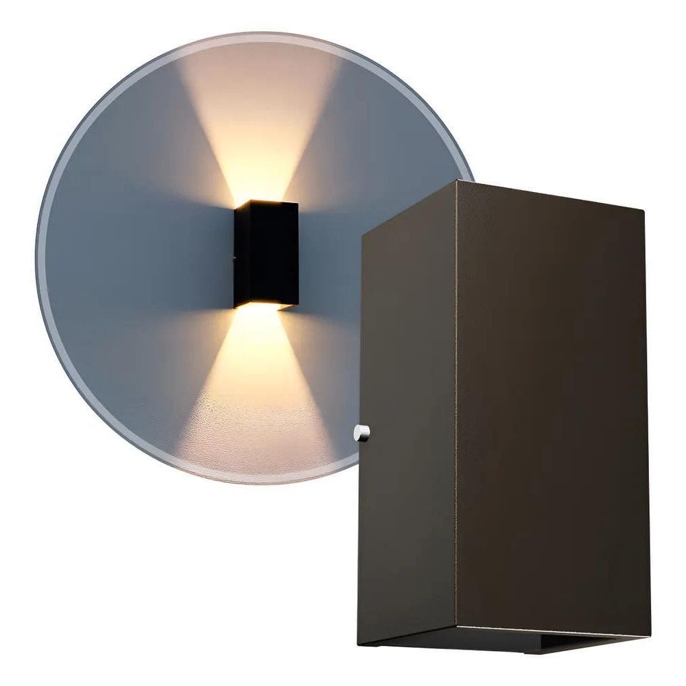 Arandela Duplo Facho Longo Externa Dicroica Alumínio Luminár