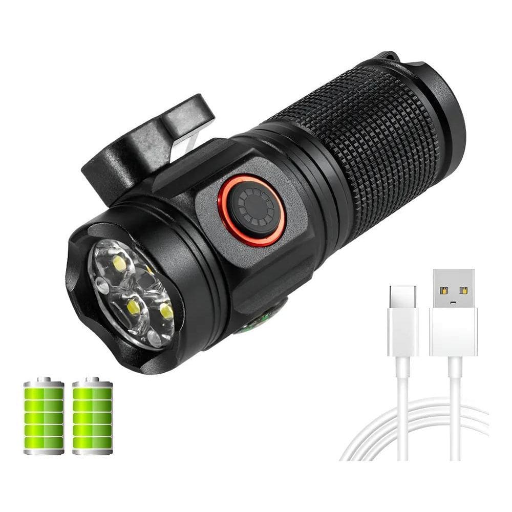 Alusp 10000 Lúmens Usb Lanterna Led Recarregável Pote