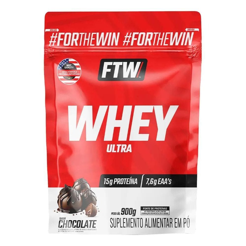 2X Whey Concentrado Ultra Protein Refil 900G Sabor Chocolate
