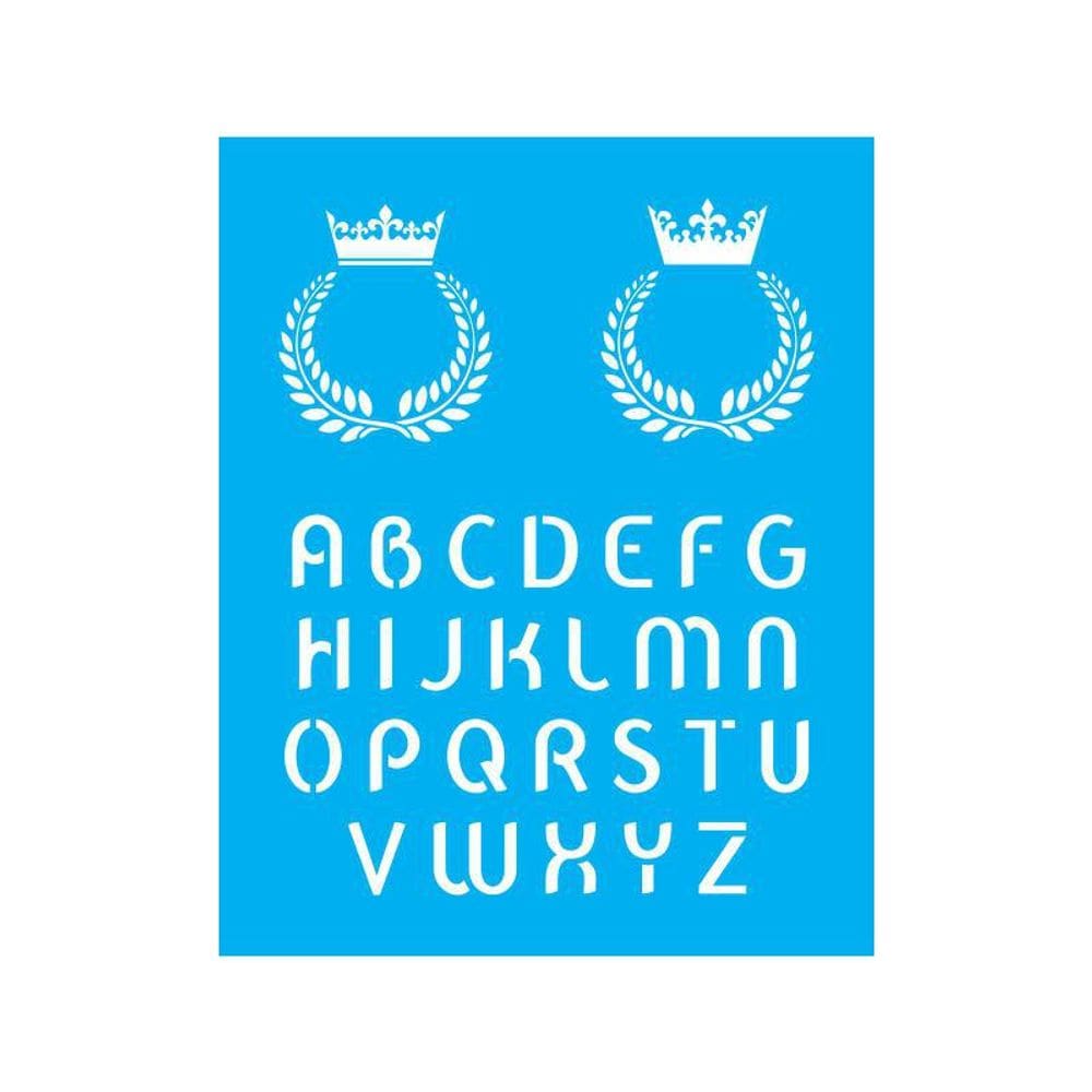 Stencil Tamako Letras - 20X25Cm - Ref 9208