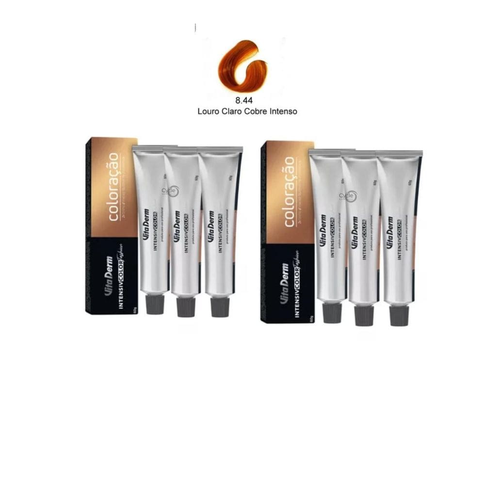 Coloraçao Intensive Color Fashion 6 Unidades 8.44 Vita Derm