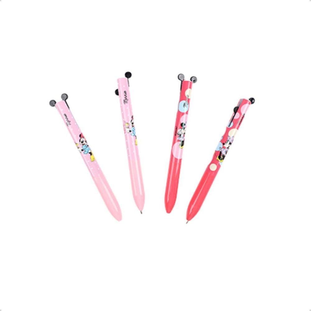 Caneta Molin Minnie Mouse Com Duas Cores Retrátil