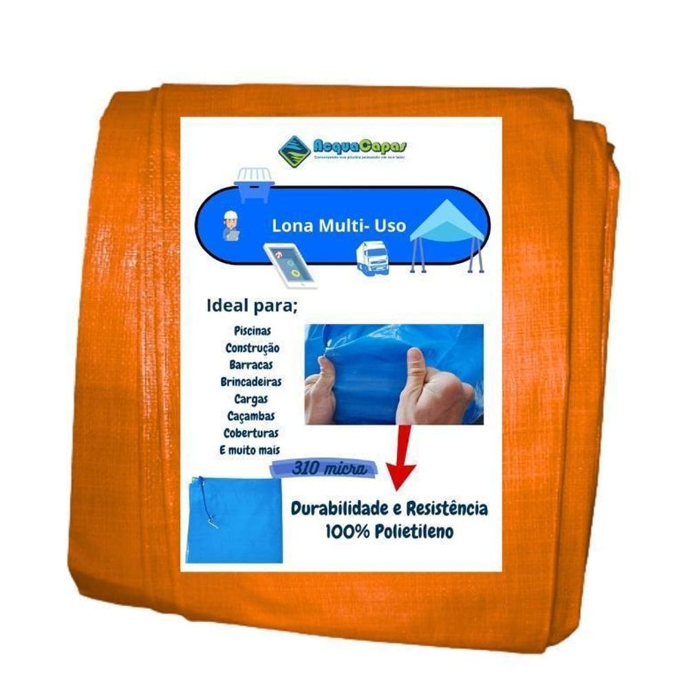 Lona Polietileno 3X3 Grossa 300 Micras Multiuso Impermeável