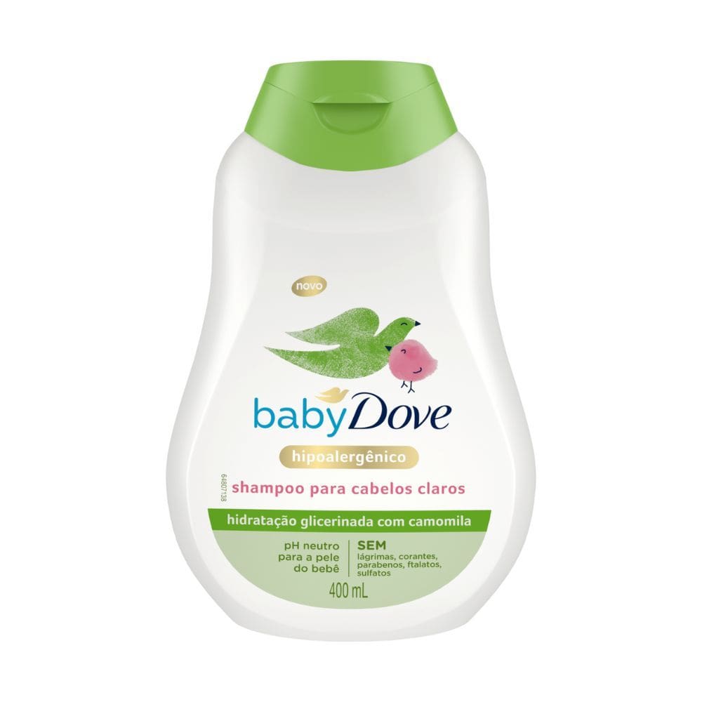 Shampoo Dove Baby Hidratação Glicerinada com Camomila 400ml