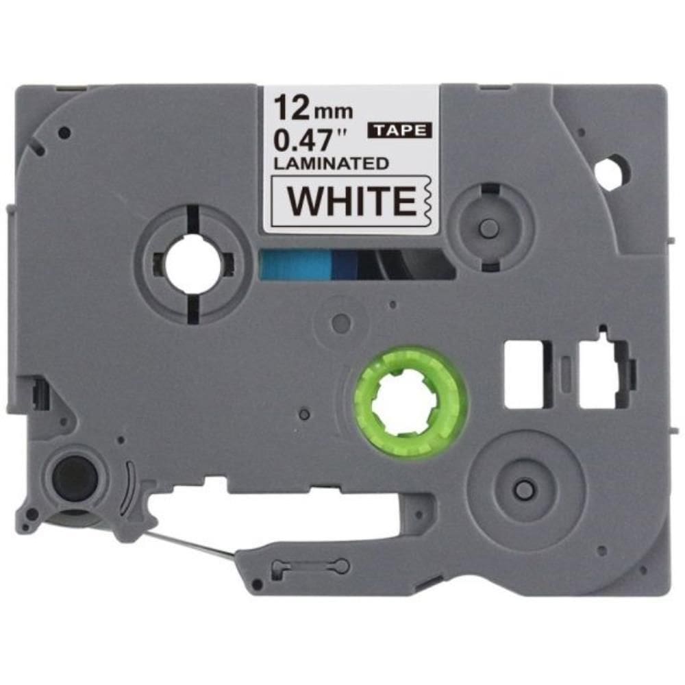 Fita Para Rotulador Eletronico 12Mmx8Mts Tzc-231 Preto/Branc