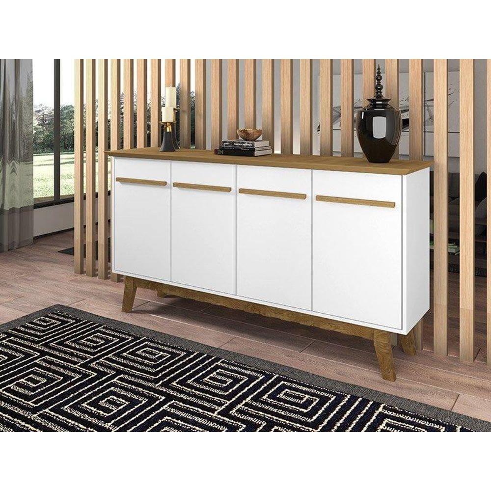 Aparador Buffet Opala Cinamomo/Branco
