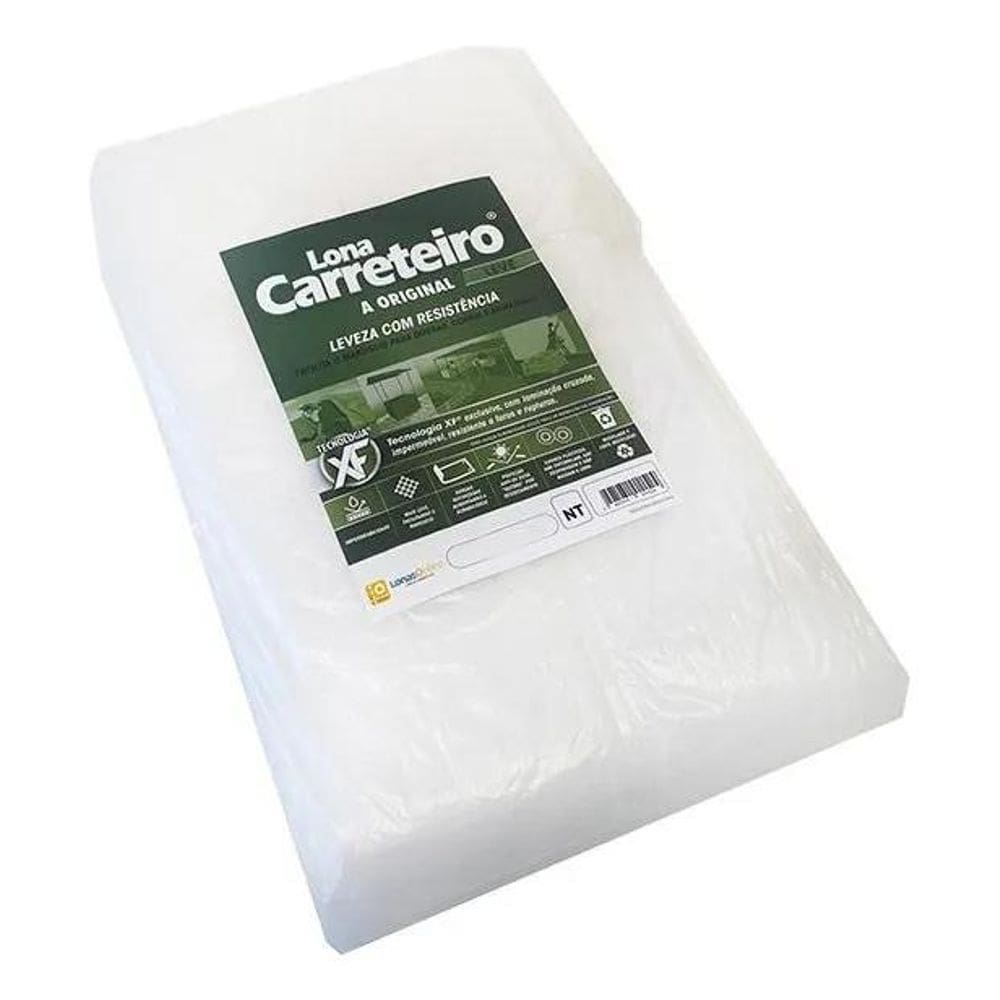 2X Lona Carreteiro Leve 2X2 Transparente Multiuso Impermeáve