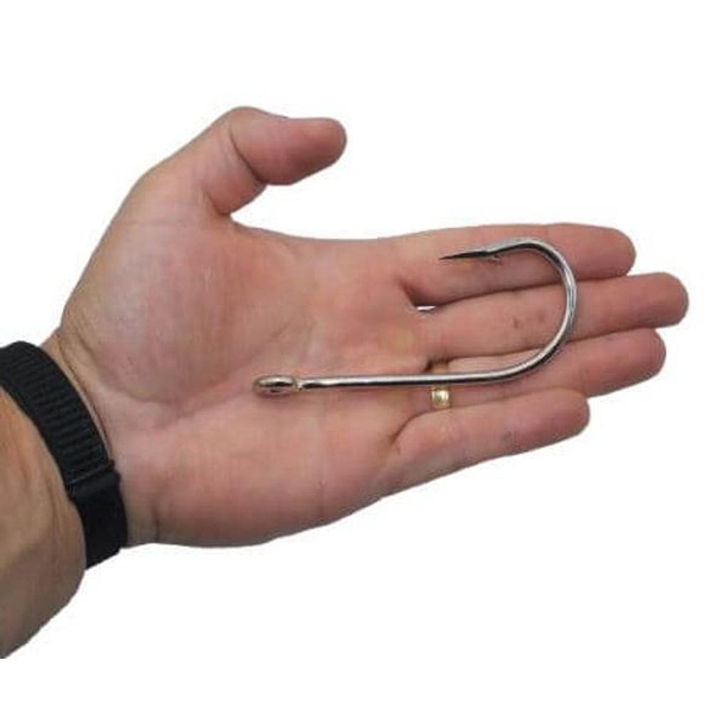 Kit C/2 Anzol Grande Pesca De Jacare E Peixes Grandes 14/0