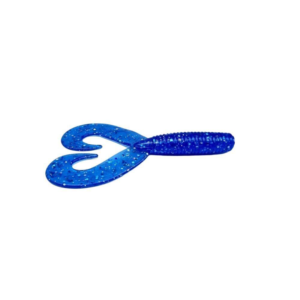 Isca Soft Grub Double Tail Corpo Curto Duas Caudas Curl Alta