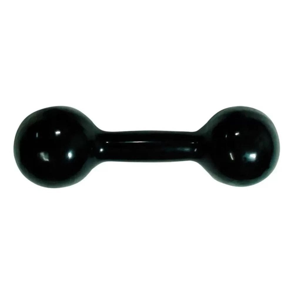 2X Halter Emborrachado 2 Kg Preto Academia Treino  1 Unidade