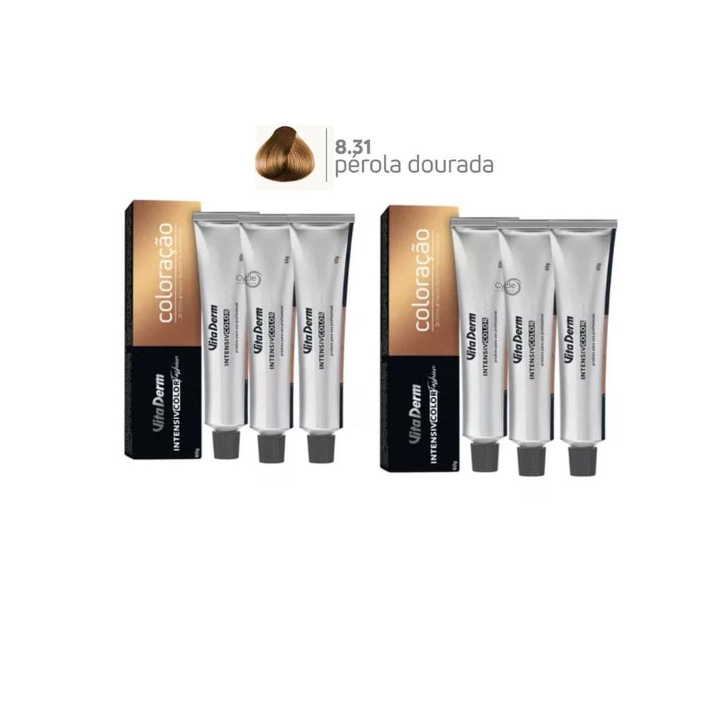 Coloraçao Intensive Color Fashion 6 Unidades 8.31 Vita Derm