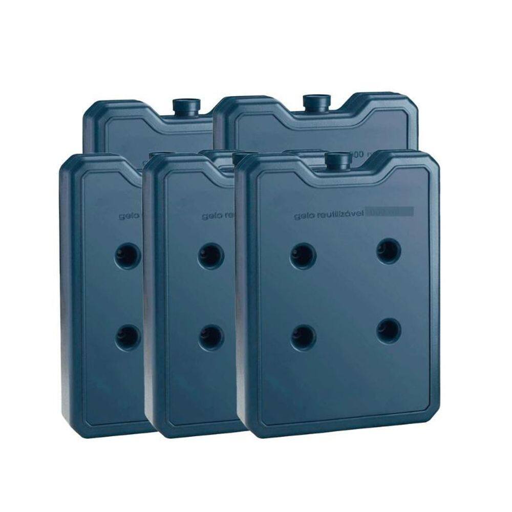 Gelo Artificial Rigido De 500Ml Gelo Clio Gel 5 Unidades