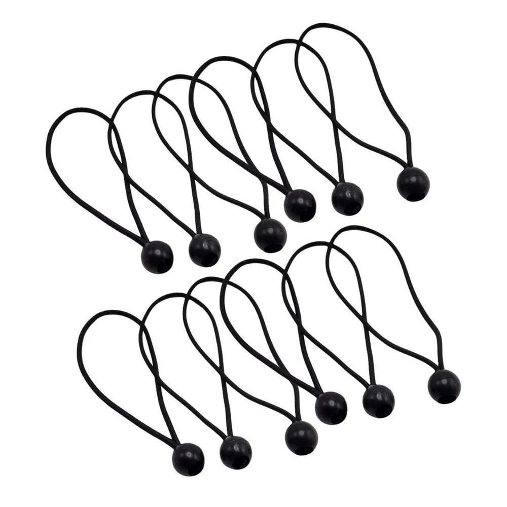 12 Peças Cordas Elásticas Esféricas, Fixadores De Lona 9Pol