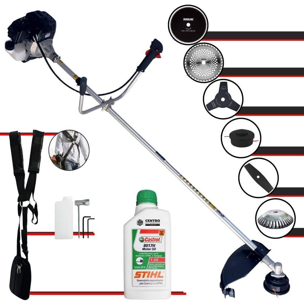Roçadeira Rt43lb25a 43cc Multifuncional 6 Em 1 + óleo Stihl