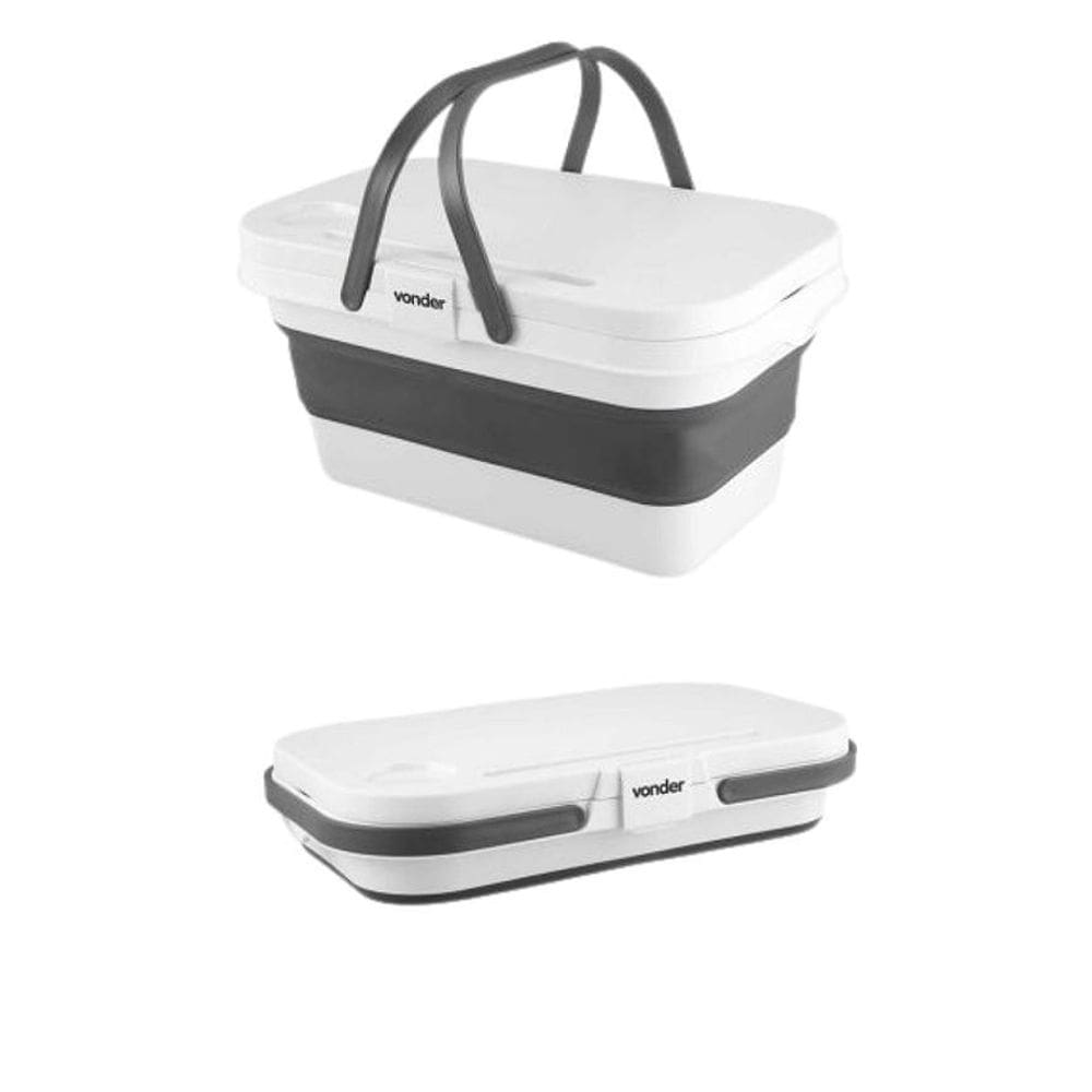 Cesto Dobrável Com Alças 16 Litros Vonder