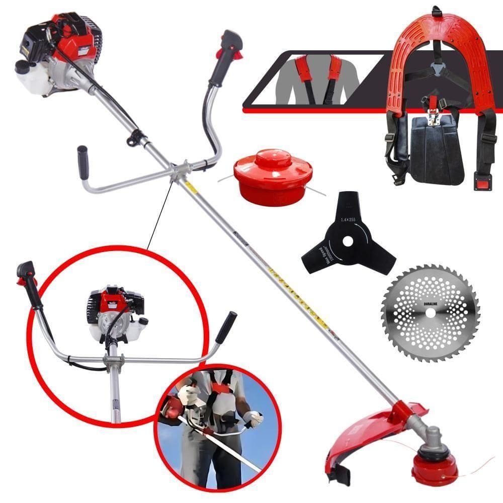 Roçadeira Toyama Rt52l 52cc 2hp 2t + Faca 40 Dentes Vídea