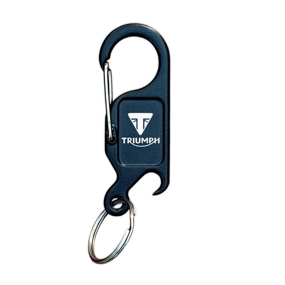 Chaveiro Mosquetão Preto Para Triumph Elegante - H