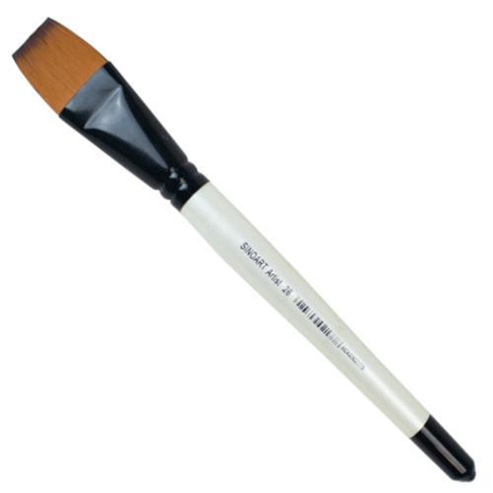 Pincel Chato Artist Curto Sinoart 26 Sfb0250