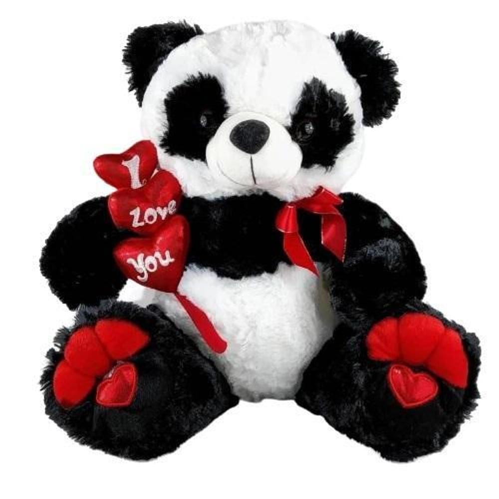 Urso Panda De Pelúcia 34 Cm