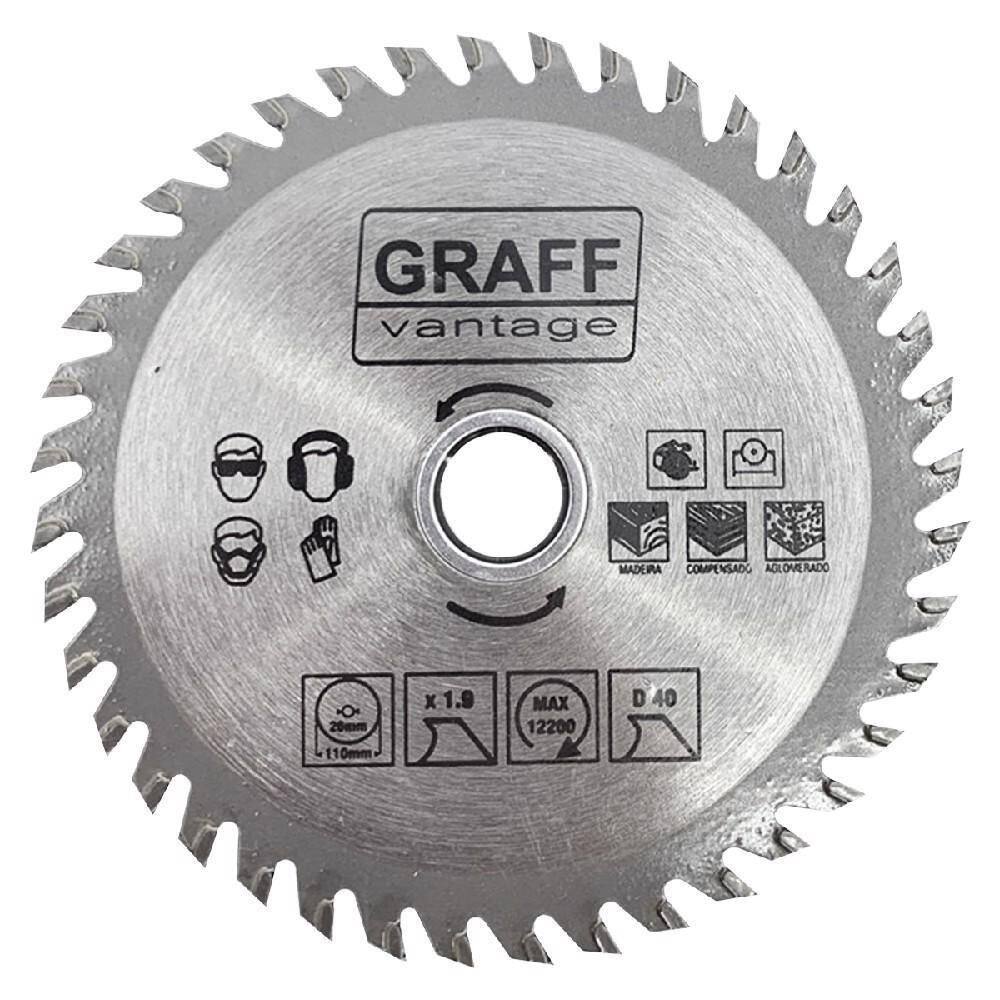 Serra Circular Madeira 4.3/8``X40D 579,0002 Graff Vantage