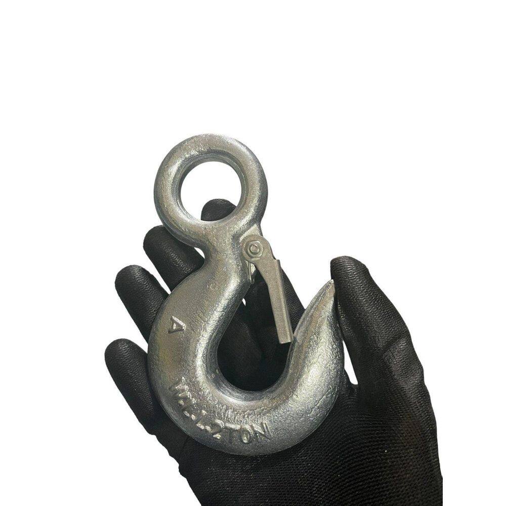 Gancho Olhal 2,0t 7/16 c/ Trava RF - 145mm - Galvanizado