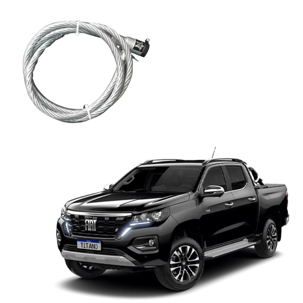 Trava De Estepe Anti Furto Com Chave Fiat Titano
