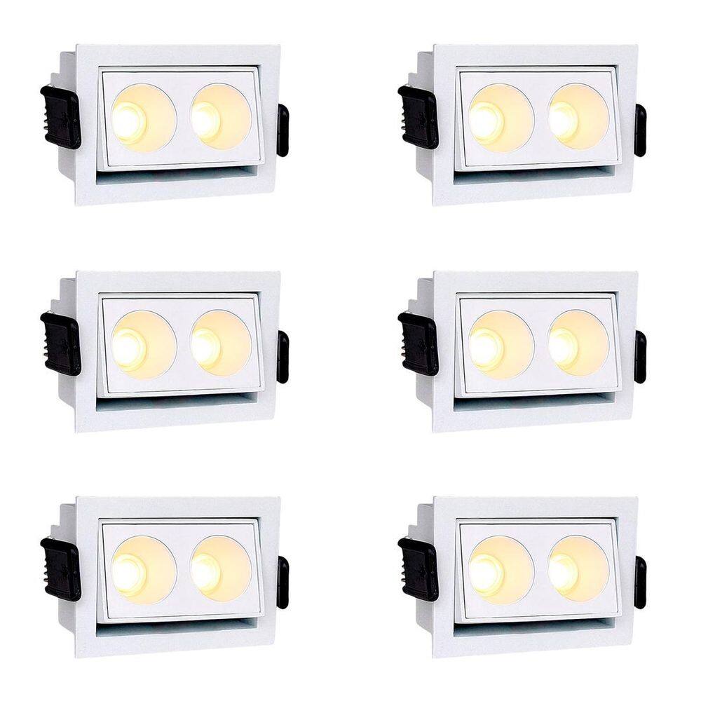 Kit 6 Mini Spot Foco Móvel Downlight Embutir Led Micro Bet94