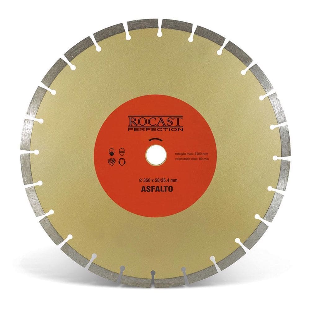 Disco Diamantado Para Asfalto 14`` - 350Mm 34,0007 - Rocast